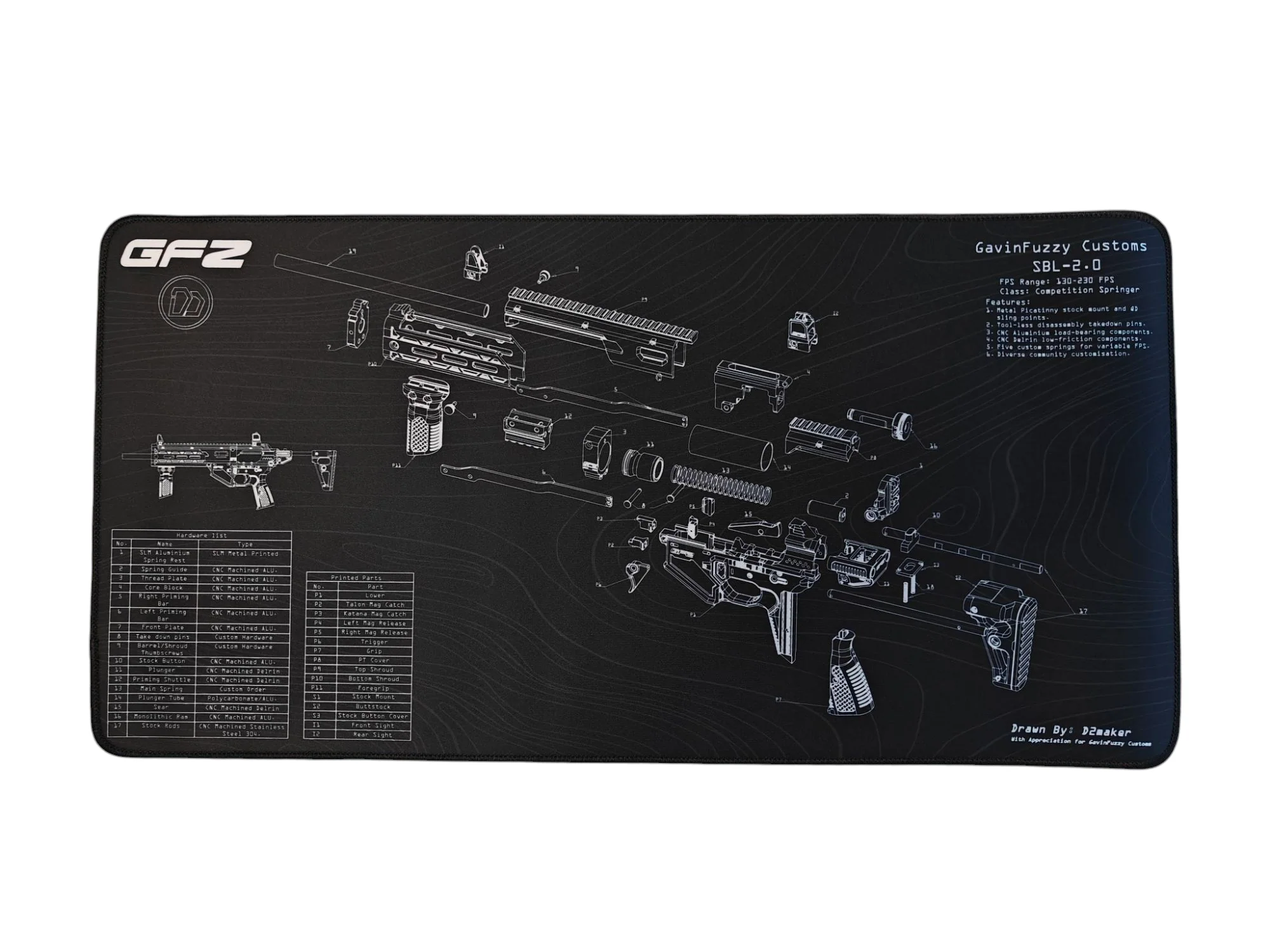 D2 Maker | SBL2.0 Desk Mat - Image 3