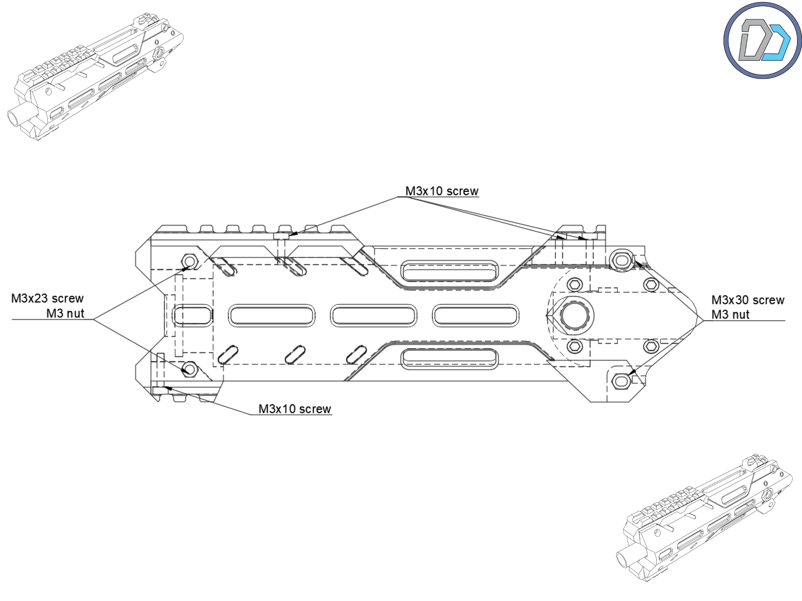 D2 Maker Worker Seagull | Axia Handguard (Digital Files) - Image 3