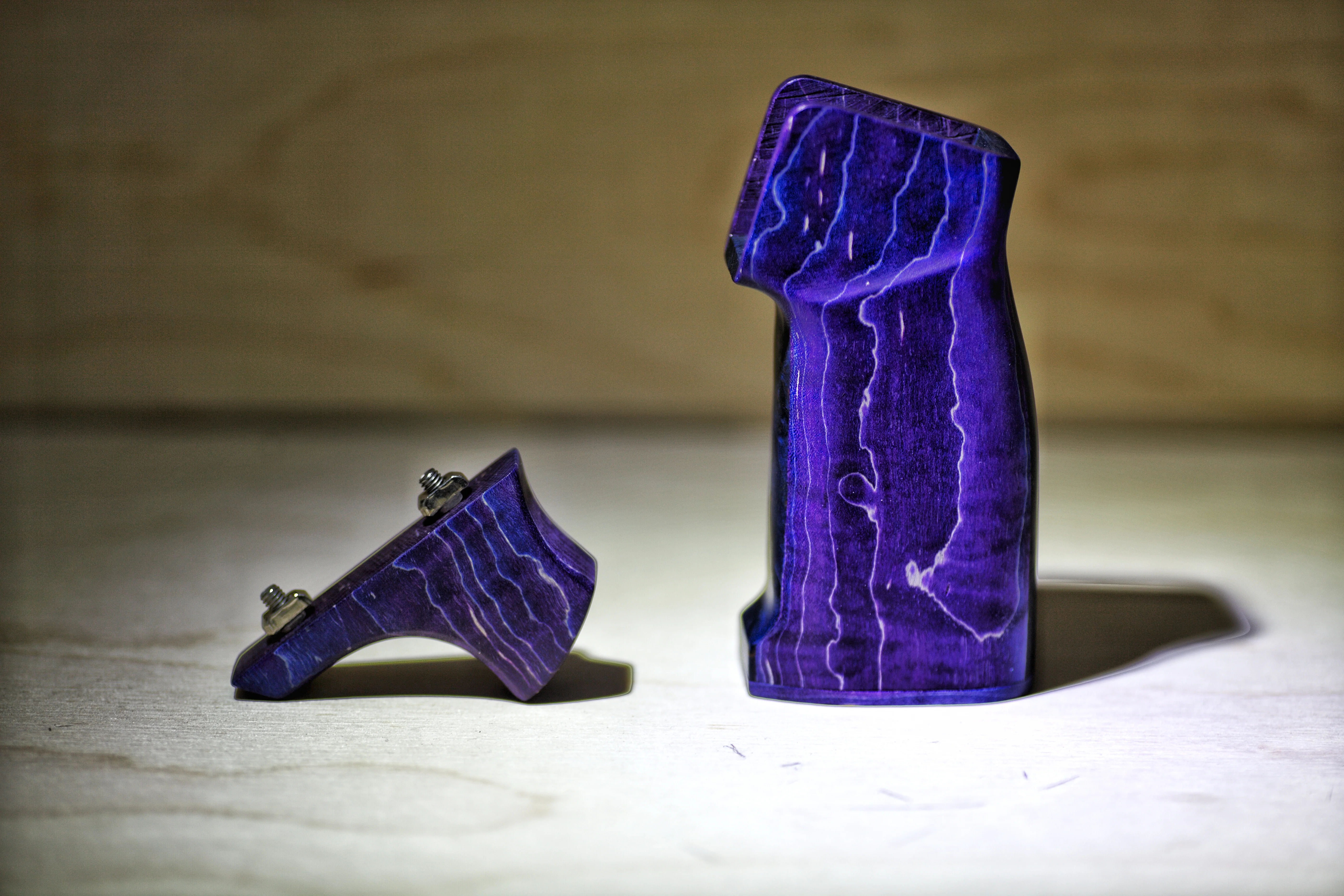 Vitae Precision | Stabilized Wood AEB Grips & Handstop Set - Image 3