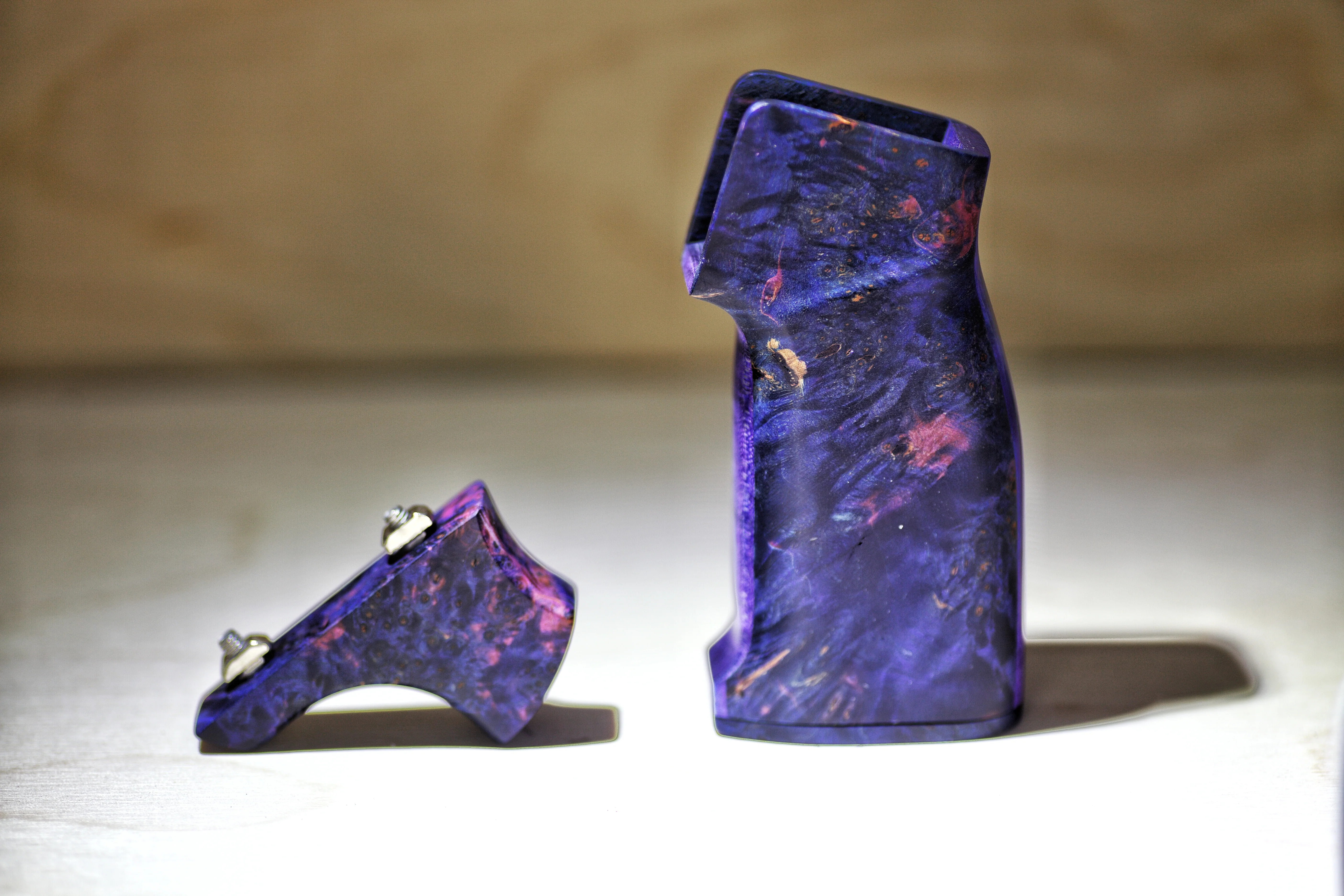Vitae Precision | Stabilized Wood AEB Grips & Handstop Set - Image 6