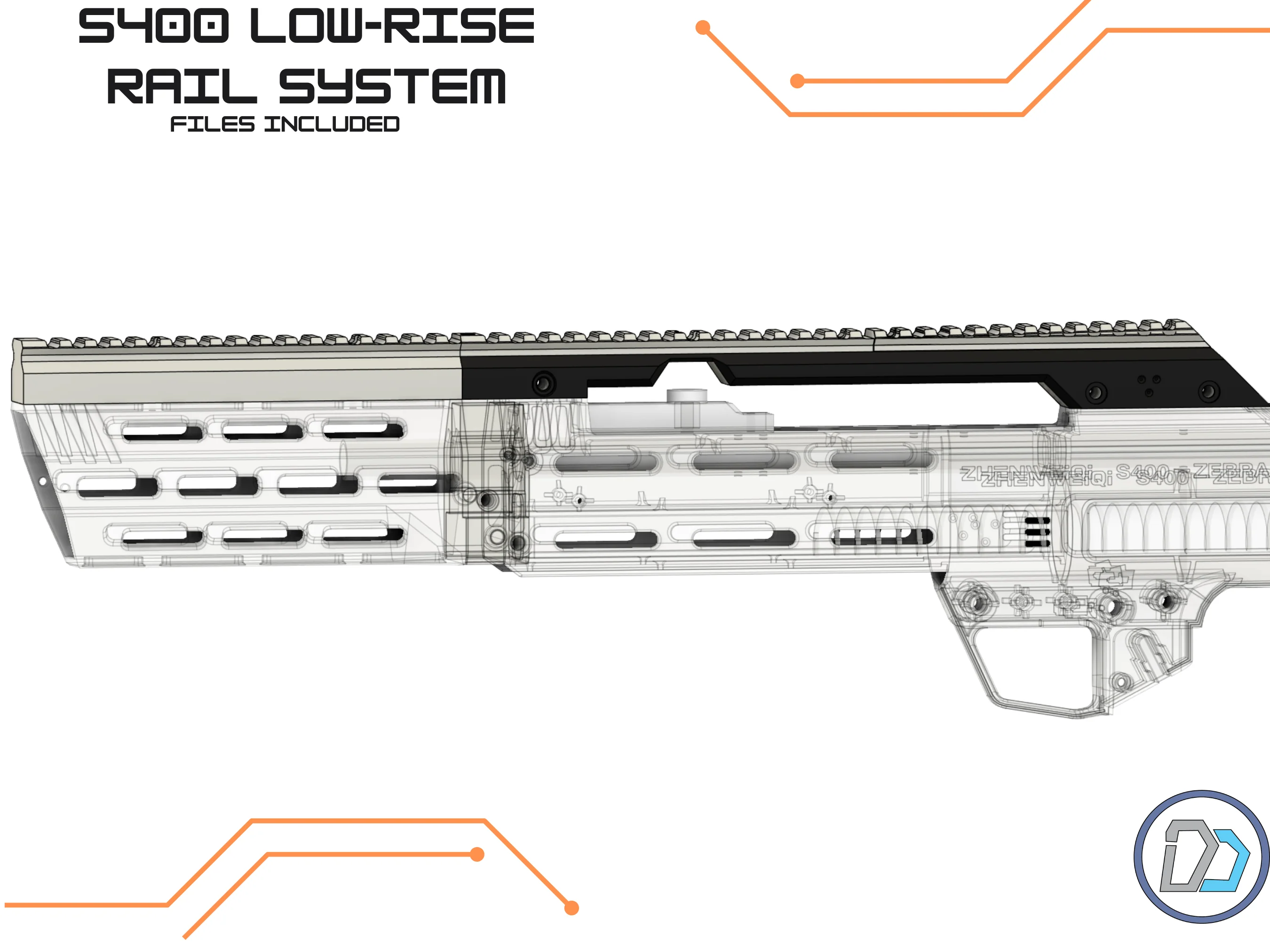 ZWQ S400 | D2 Low Rise Rail - Image 3
