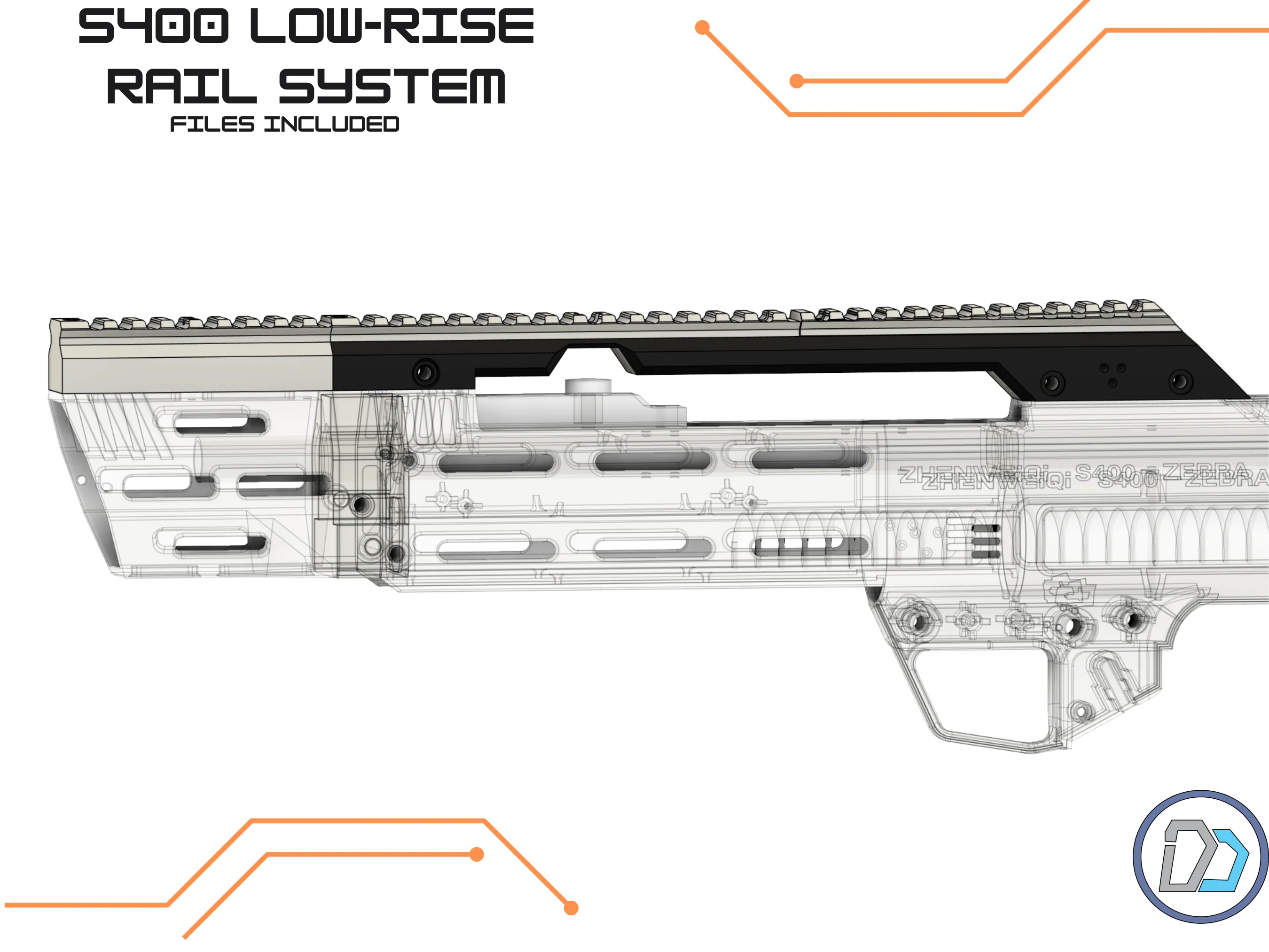 ZWQ S400 | D2 Low Rise Rail - Image 4