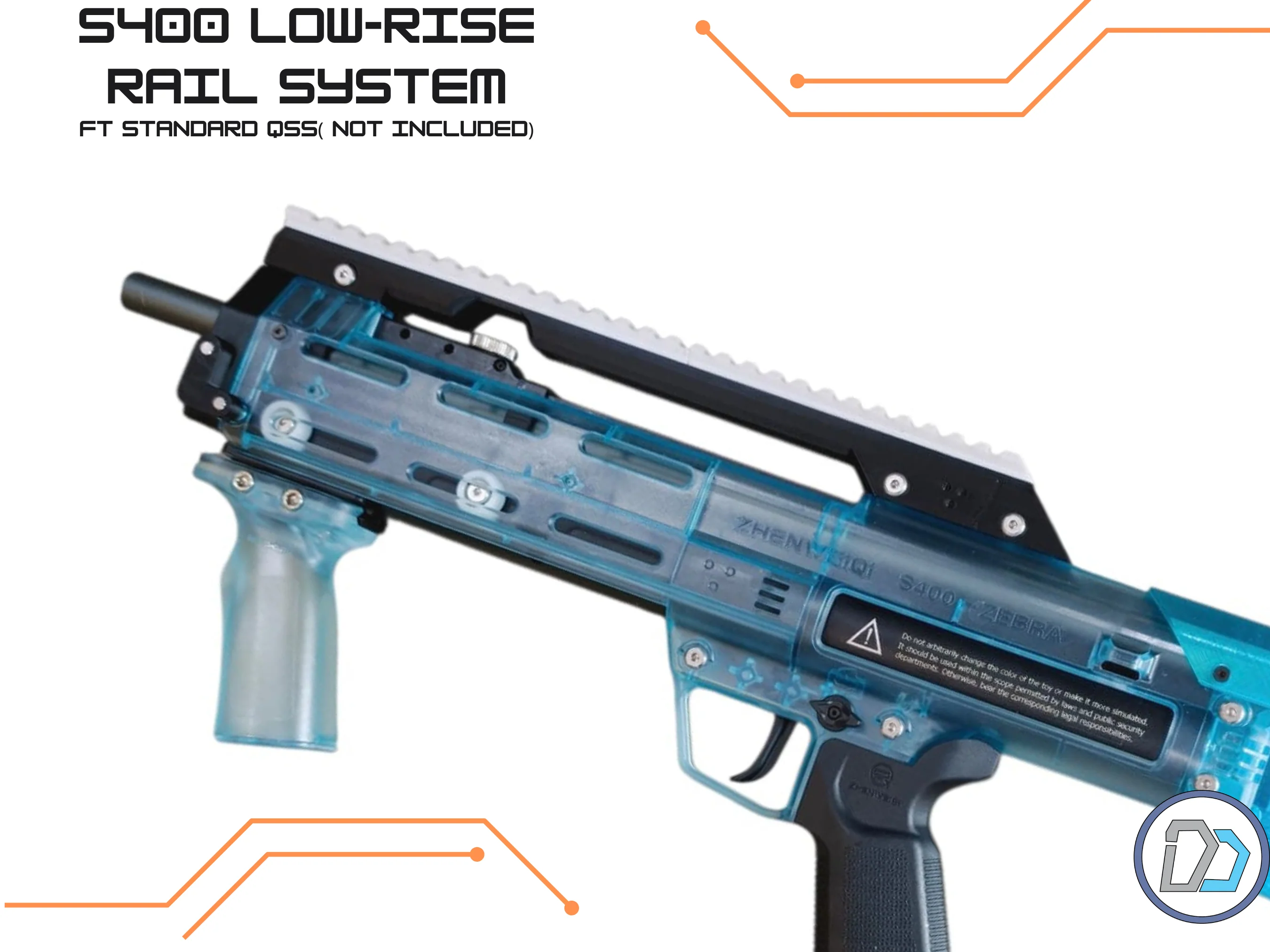 ZWQ S400 | D2 Low Rise Rail - Image 6