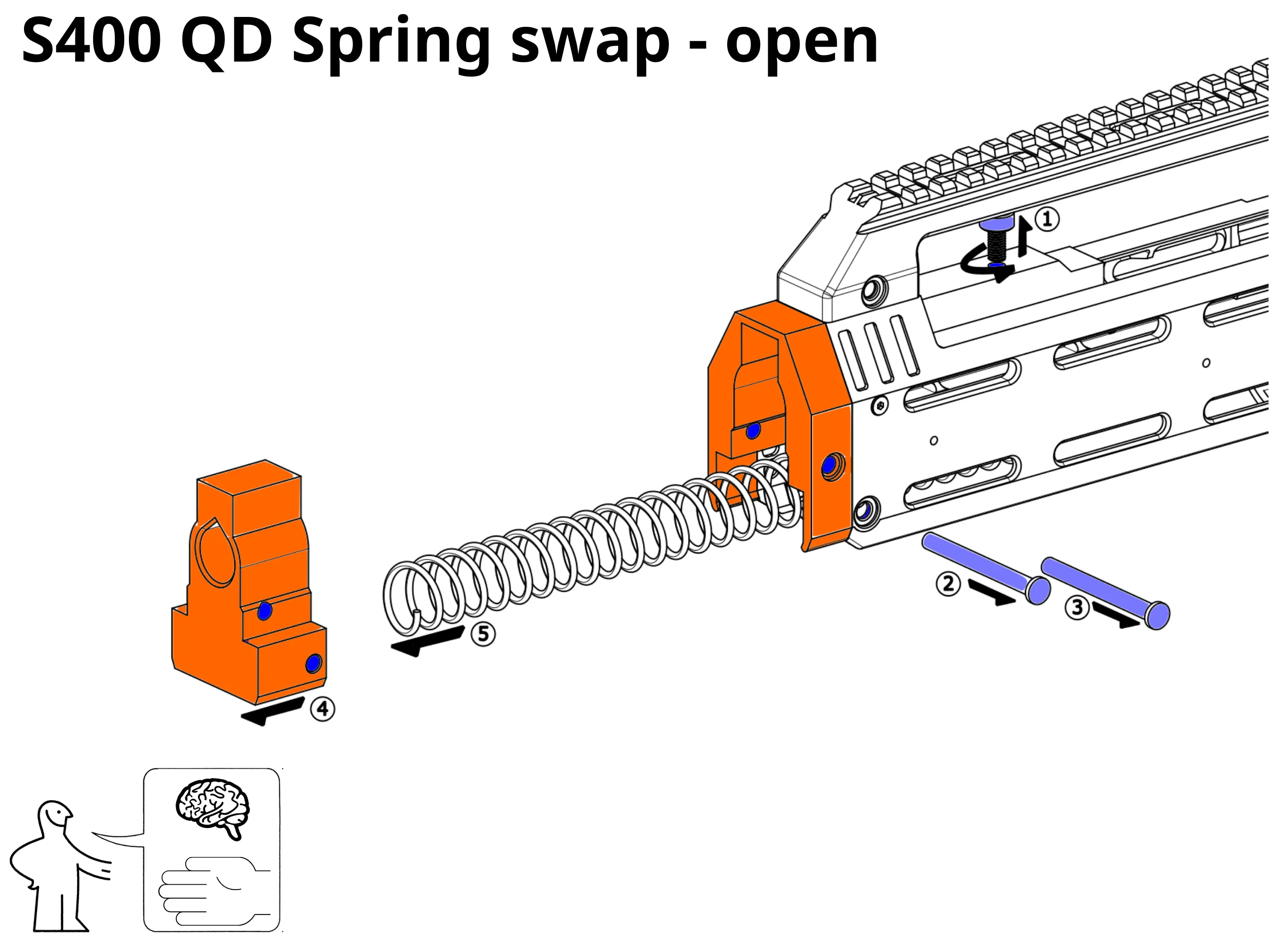ZWQ S400 | D2 Quick Swap Spring system - Image 3
