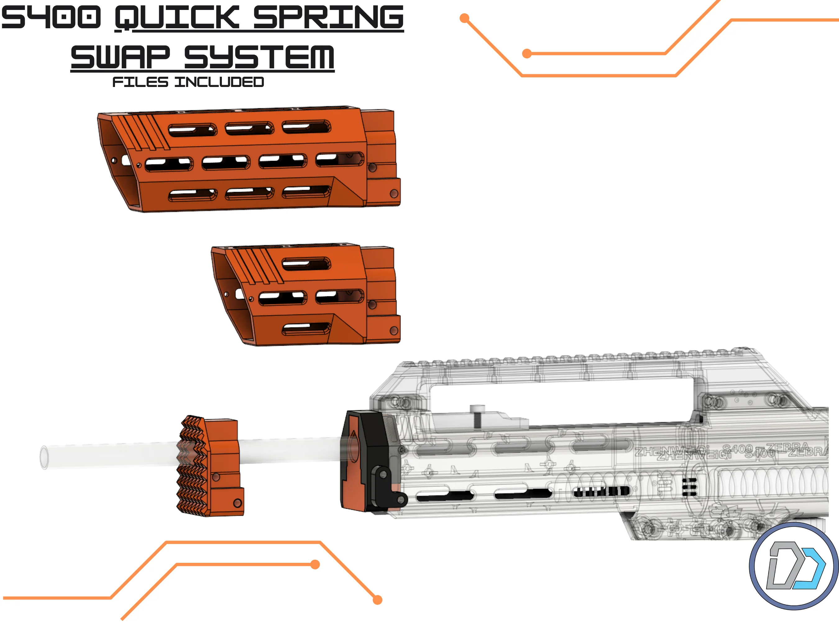 ZWQ S400 | D2 Quick Swap Spring system - Image 8
